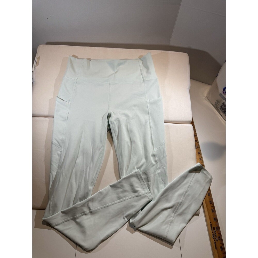 Pure Luxe Fabletics Leggings Women's Small Mint Pullover High Rise Stretch